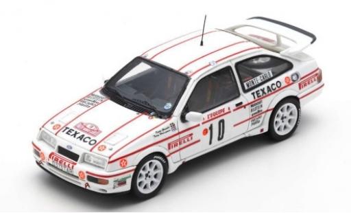 Diecast model cars Ford Sierra Cosworth RS No.10 Texaco Rally Monte Carlo 1987 K.greendel/T.Harryman 1/43 Spark