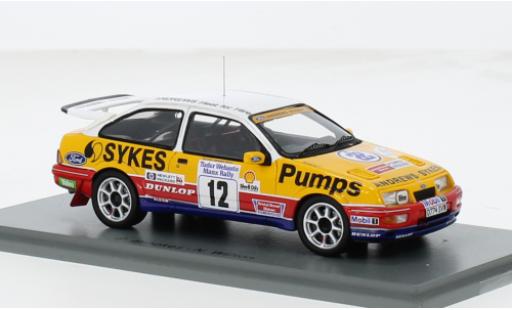 Diecast model cars Ford Sierra Cosworth RS No.12 Rally Manx 1989 1/43 Spark