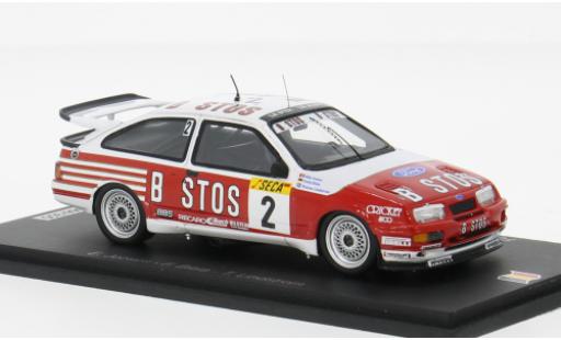 Diecast model cars Ford Sierra RS 500 RS500 Cosworth 24h Spa 1989 #2 1/43 Spark