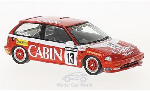 Diecast model cars Honda Civic Course EF3 RHD No.13 Cabin Macau Guia Race 1988 K.Shimizu 1/43 Spark