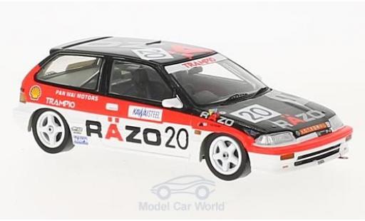 Diecast model cars Honda Civic Course EF3 RHD No.20 Macau Guia Race 1989 T. Tsutsumi 1/43 Spark