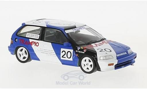 Diecast model cars Honda Civic Course EF3 RHD No.20 Macau Guia Race 1990 T. Tsutsumi 1/43 Spark