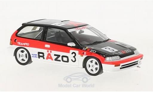 Diecast model cars Honda Civic Course EF3 RHD No.3 JTC Suzuka 1989 N.Hattori/T. Tsutsumi 1/43 Spark