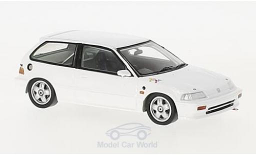 Diecast model cars Honda Civic EF3 Si white RHD 1988 Group A 1/43 Spark