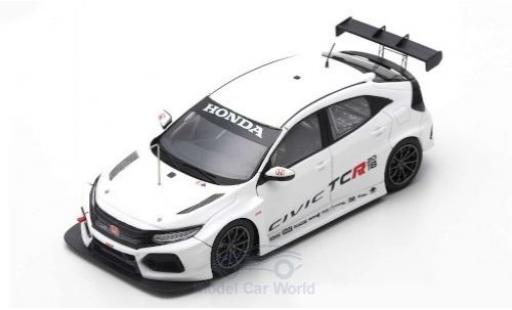 Diecast model cars Honda Civic Type R TCR J.A.S. Motorsport TCR International Series Test Valencia 2018 Testfahrzeug T.Monteiro 1/43 Spark