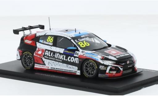 Diecast model cars Honda Civic Type R TCR No.86 All-Inkl.com M&Atilde;&frac14;nnich Motorsport WTCR Aragon II 2020 1/43 Spark
