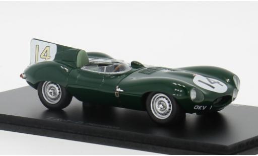 Diecast model cars Jaguar D-Type Course RHD No.14 24h Le Mans 1954 1/43 Spark