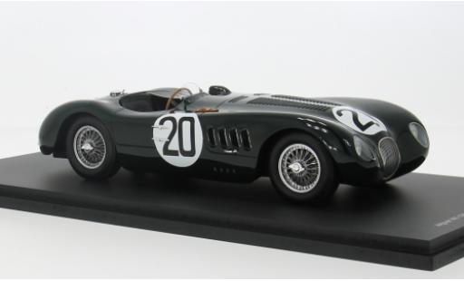 Diecast model cars Jaguar XK C 120 RHD No.20 24h Le Mans 1951 1/18 Spark