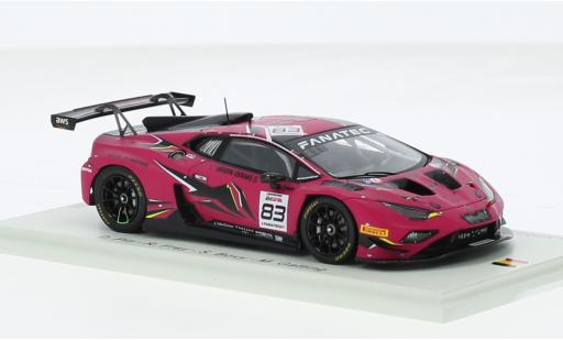 Diecast model cars Lamborghini Huracan GT3 EVO 2 2 No.83 Iron Dames 24h Spa 2023 1/43 Spark