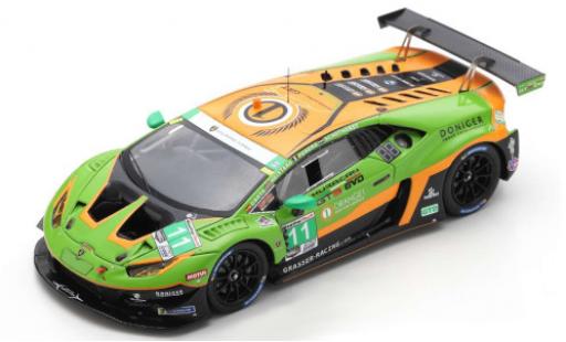 Diecast model cars Lamborghini Huracan GT3 Evo No.11 GRT Grasser Racing Team 24h Daytona 2020 R.Heistand/P.Schothorst/F.Perera/A.Costa 1/43 Spark