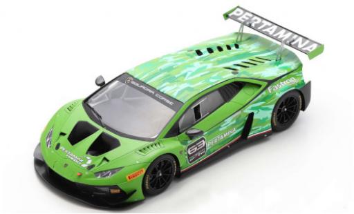 Diecast model cars Lamborghini Huracan GT3 Evo No.63 Squadra Corse 2018 v&Atilde;&copy;hicule de pr&Atilde;&copy;sentation 1/18 Spark