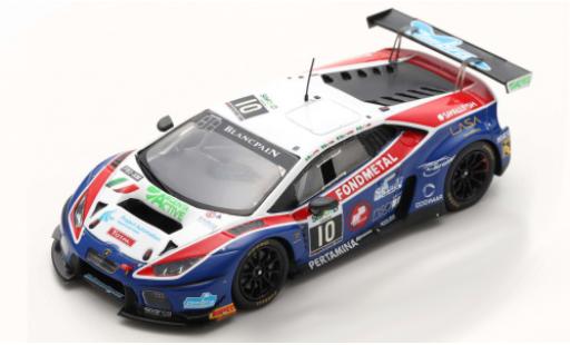 Diecast model cars Lamborghini Huracan GT3 No.10 Ombra Racing 24h Spa 2016 M.Beretta/G.Berton/S.Constantini/S.Gattuso 1/43 Spark