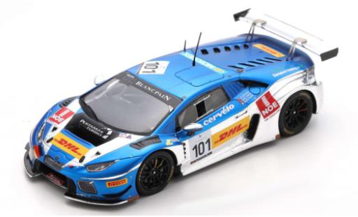 Diecast model cars Lamborghini Huracan GT3 No.101 Attempto Racing 24h Spa 2016 F.Babini/P.Niederhauser/D.Zampieri 1/43 Spark