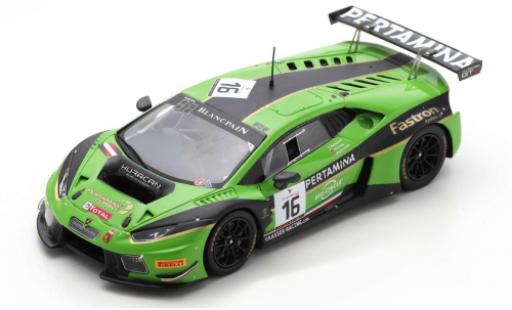 Diecast model cars Lamborghini Huracan GT3 No.16 GRT Grasser Racing Team 24h Spa 2016 M.Bortolotti/J.Bleekemolen/R.Ineichen 1/43 Spark