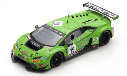 Diecast model cars Lamborghini Huracan GT3 No.19 GRT Grasser Racing Team 24h Spa 2016 A.Piccini/L.Stolz/M.Beretta 1/43 Spark