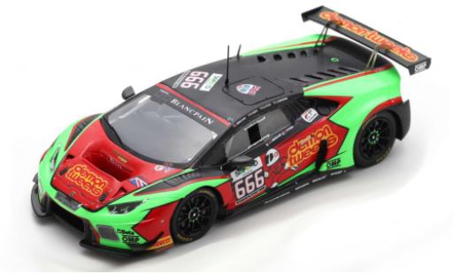 Diecast model cars Lamborghini Huracan GT3 No.666 Barwell Motorsport Demon Tweeks 24h Spa 2016 J.Minshaw/P.Keen/O.Gavin/J.Osborne 1/43 Spark