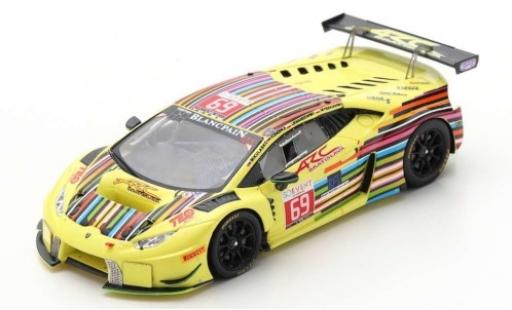 Diecast model cars Lamborghini Huracan GT3 No.69 ARC Bratislava 24h Spa 2016 M.Konopka/A.Lewandowski/T.Myszkowski/Z.Mikulasko 1/43 Spark