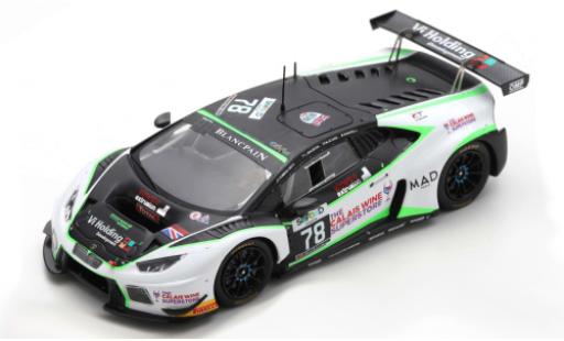 Diecast model cars Lamborghini Huracan GT3 No.78 Barwell Motorsport 24h Spa 2016 M.Attard/L.Machitski/M.Mapelli/T.Kimber-Smith 1/43 Spark