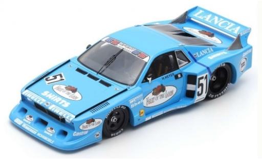 Diecast model cars Lancia Beta Monte Carlo Turbo Gr.5 No.51 GS-Sport Fruit of the Loom DRM Hockenheim 1980 H.Heyer 1/18 Spark