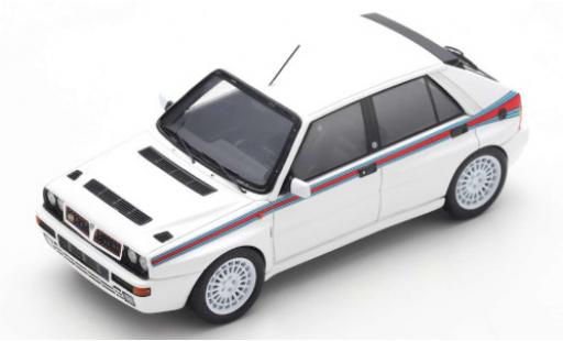 Diecast model cars Lancia Delta HF Integrale Evoluzione EVO Martini 5 white/Dekor 1992 1/43 Spark