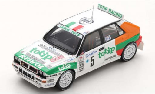 Diecast model cars Lancia Delta HF Integrale Evoluzione II EVO No.5 Jolly Club Totip Rally WM Rally Monte Carlo 1993 A.Aghini/S.Farnocchia 1/43 Spark