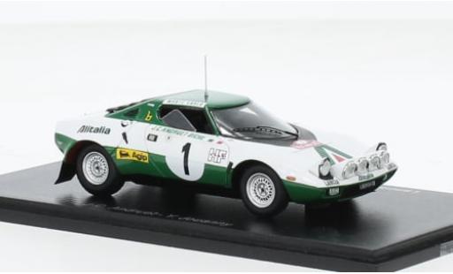 Diecast model cars Lancia Stratos HF No.1 Alitalia Rally WM Rally Monte Carlo 1975 1/43 Spark