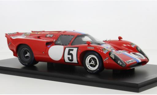Diecast model cars Lola T70 1971 Mk3B RHD No.5 24h Le Mans 1/18 Spark