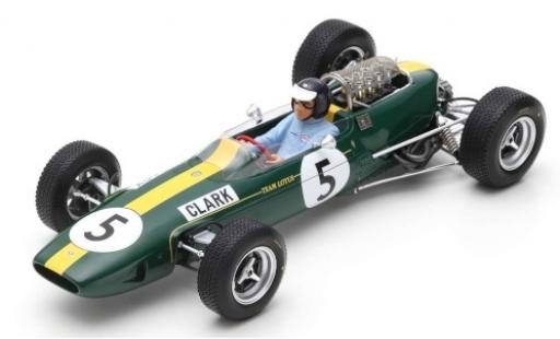 Diecast model cars Lotus 33 Base No.5 Team GP Gro&Atilde;�britannien 1965 J.Clark 1/18 Spark
