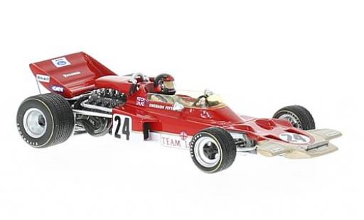 Diecast model cars Lotus 72 72C C No.24 Gold Leaf formula 1 GP USA 1970 avec Decals E.Fittipaldi 1/43 Spark