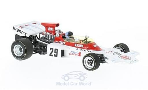 Diecast model cars Lotus 72 72D D No.29 Scribante Lucky Strike Racing Lucky Strike formula 1 GP England 19 with Decals D.Charlton 1/43 Spark