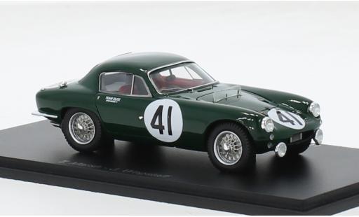 Diecast model cars Lotus Elite Le Mans RHD No.41 24h 1960 1/43 Spark