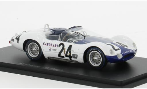 Diecast model cars Maserati Tipo Base 61 RHD No.24 24h Le Mans 1960 1/43 Spark