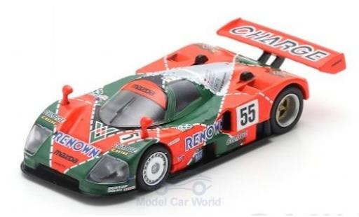 Diecast model cars Mazda 787B Base No.55 Renown 24h Le Mans 1991 V.Weidler/J.Herbert/B.Gachot 1/64 Spark