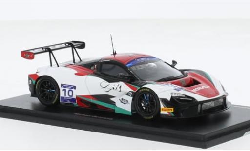 Diecast model cars McLaren 720 GT3 S No.10 Team Morocco FIA Motorsport Games GT Sprint Cup Paul Ricard 2022 1/43 Spark