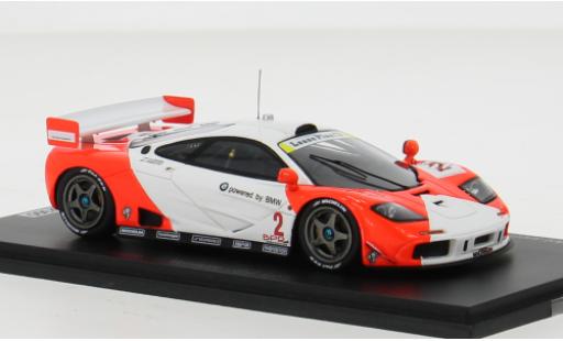 Diecast model cars McLaren F1 GTR GTR No.2 GTC Motorsport BPR Zhuhai 1996 1/43 Spark