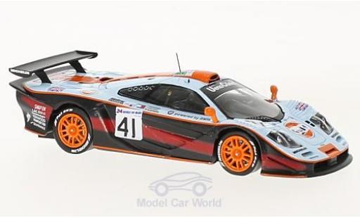 Diecast model cars McLaren F1 GTR GTR No.41 Gulf 24h Le Mans 1997 A.Olofsson/P-H.Raphanel/J.M.Gounon 1/43 Spark