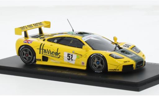 Diecast model cars McLaren F1 GTR GTR No.51 Mach One Racing 24h Le Mans 1995 1/43 Spark