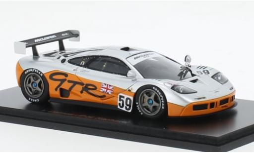 Diecast model cars McLaren F1 GTR GTR No.59 24h Le Mans Practice 1995 1/43 Spark