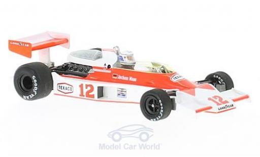Diecast model cars McLaren M23 Base No.12 Marlboro formula 1 GP Monaco 1976 with Decals J.Mass 1/43 Spark
