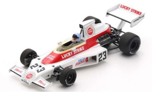Diecast model cars McLaren M23 Base No.23 Lucky Strike formula 1 GP S&Atilde;&frac14;dafrika 1974 D.Charlton 1/43 Spark