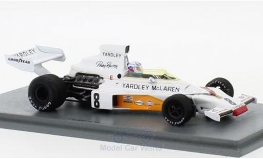 Diecast model cars McLaren M23 Base No.8 GP England 1973 P.Revson 1/43 Spark