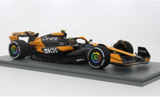 Diecast model cars McLaren F1 Base MCL38 No.4 Team formula 1 GP Miami 2024 1/18 Spark