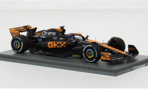 Diecast model cars McLaren F1 MCL60 No.81 Team formula 1 GP Japan 2023 1/43 Spark