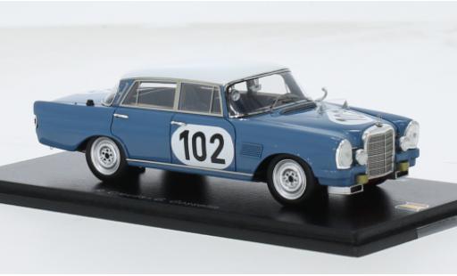 Diecast model cars Mercedes 300 Base SE No.102 24h Spa 1964 1/43 Spark