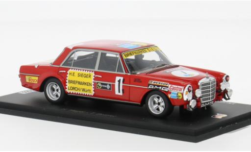 Diecast model cars Mercedes 300 6.8 SEL AMG 24h N&Atilde;&frac14;rburgring 1972 #1 1/43 Spark