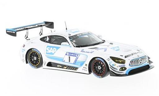 Diecast model cars Mercedes AMG GT GT3 3 No.1 Black Falcon 24h N&Atilde;&frac14;rburgring 2017 M.Engel/A.Christodoulou/Y.Buurman/M.Metzger 1/43 Spark