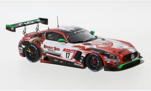 Diecast model cars Mercedes AMG GT GT3 3 No.17 GetSpeed Performance Rooster Rojo Tequila 24h N&Atilde;&frac14;rburgring 2019 J.Shoffner/J.Hill/F.Schiller/M.Palttala 1/43 Spark