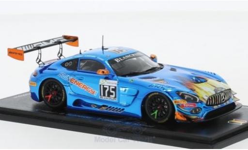 Diecast model cars Mercedes AMG GT GT3 3 No.175 Sun Energy 1 Team HTP Motorsport 24h Spa 2018 K.Habul/B.Schneider/T.J&Atilde;&curren;ger/M.Konrad 1/43 Spark