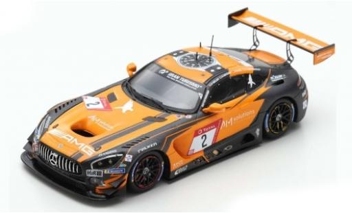 Diecast model cars Mercedes AMG GT GT3 3 No.2 -AMG Team Black Falcon 24h N&Atilde;&frac14;rburgring 2019 A.Christodoulou/M.Engel/M.Metzger/D.M&Atilde;&frac14;ller 1/43 Spark