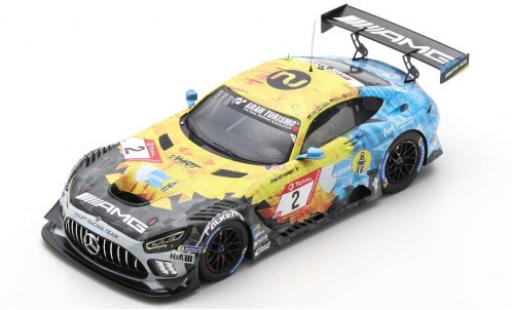 Diecast model cars Mercedes AMG GT GT3 3 No.2 Team HRT 24h N&Atilde;&frac14;rburgring 2020 H.Haupt/Y.Buurman/N.Bastian/P.Ellis 1/18 Spark
